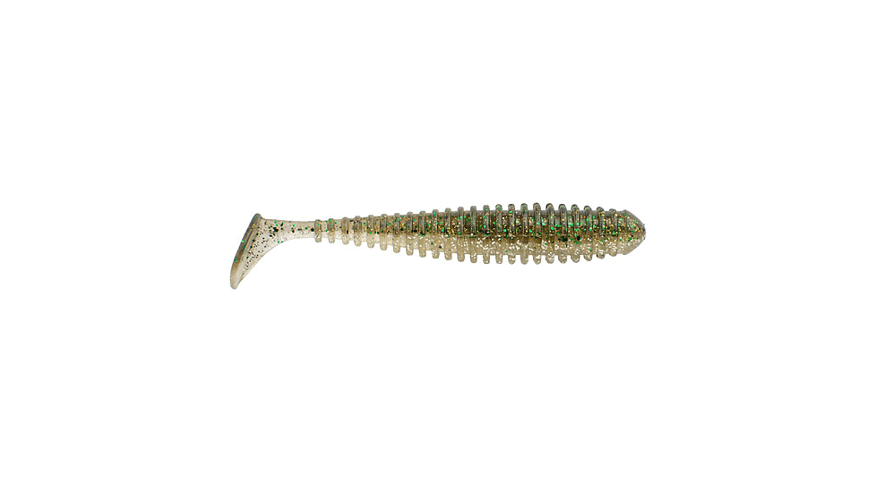 Berkley PowerBait Saltwater Power Swimmer Soft Bait Lures, 3.3in, 8 Pack, Silver Flash, 1582180