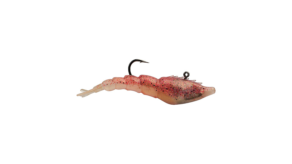 Berkley PowerBait Saltwater Power Switch Shrimp Soft Bait Lures, 3.5in, 3 Pack, Sangria, 1624071
