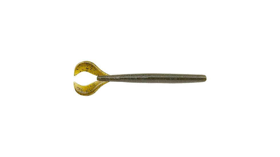 Berkley PowerBait Speed Boss Soft Bait, 6.75in, 6 Pack, Green Pumpkin, 1520019