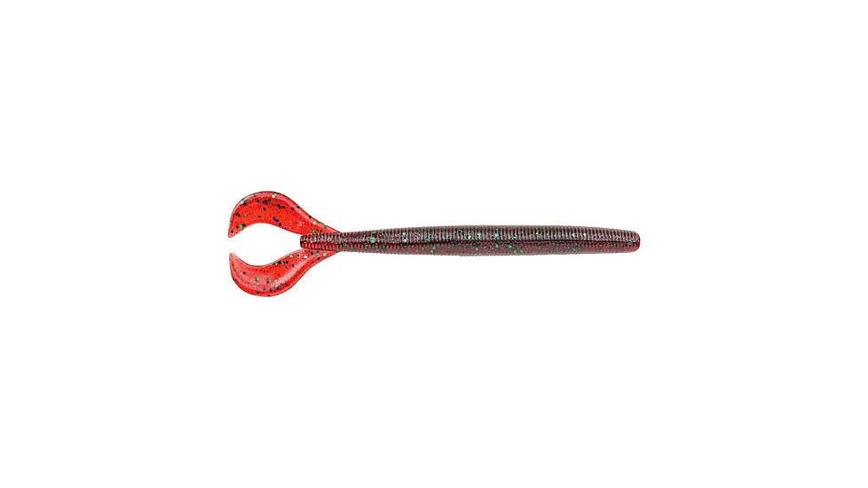 Berkley PowerBait Speed Boss Soft Bait, 6.75in, 6 Pack, Redbug, 1520022