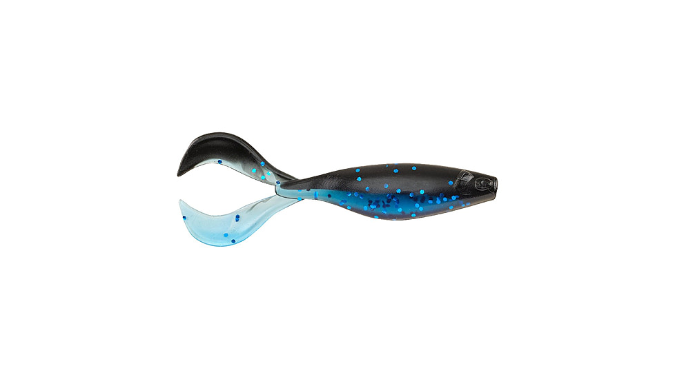 Berkley Powerbait The Deal Soft Bait, 4.5in, 6 Pack, Black-Blue, 1539275