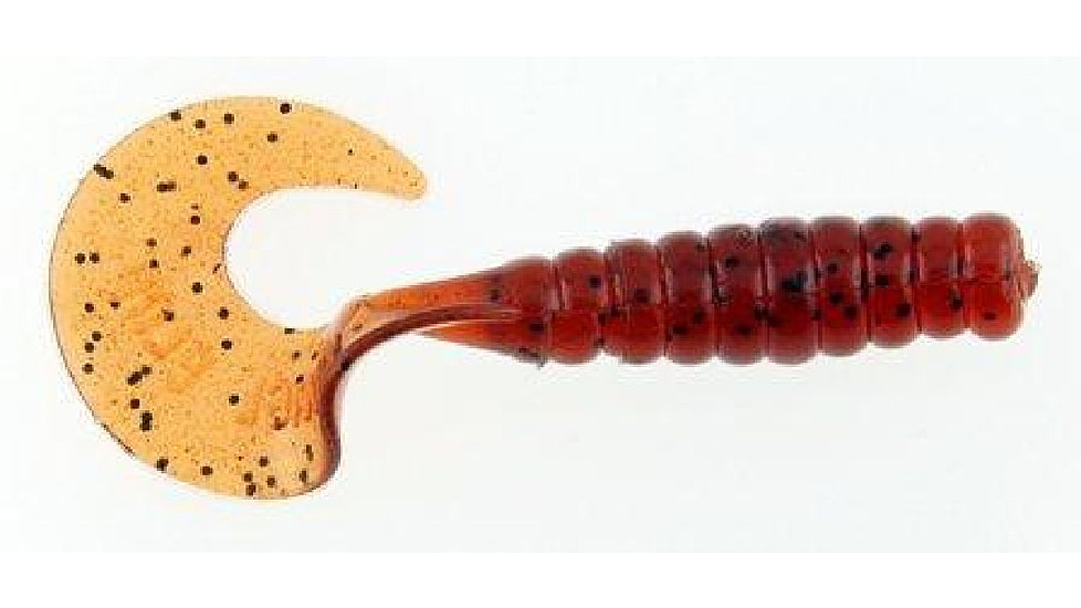 Berkley PowerBaits Power Grubs Grub, 15, 3in, Pumpkinseed, 1307446