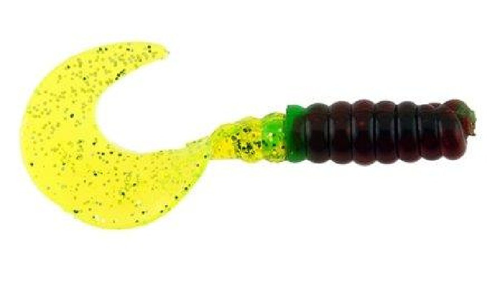 Berkley PowerBaits Power Grubs Grub, 20, 2in, Christmas Lights, 1307433