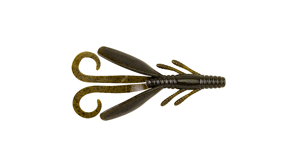 Berkley PowerBaits Power Hawg Creature Bait, 8, 4in, Green Pumpkin, 1478882