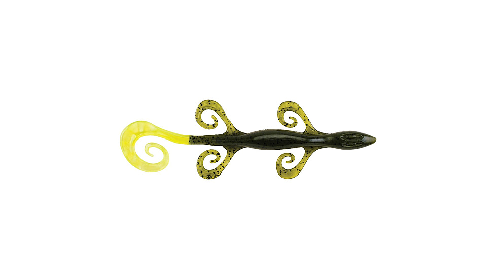 Berkley PowerBaits Power Lizzard Lizard, 9, 6in, Watermelon/Chartreuse, 1480572