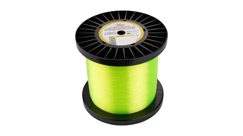 Berkley ProSpec Chrome Monofilament Line, 0.036in/0.91mm, 80lb/36.2kg, 3750yd/3429m, Hi-Vis Yellow, 0.036 in/0.91 mm, 1543433