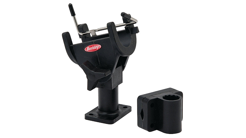 Berkley Quick-Set Boat Rod Holder, Black, 1318291