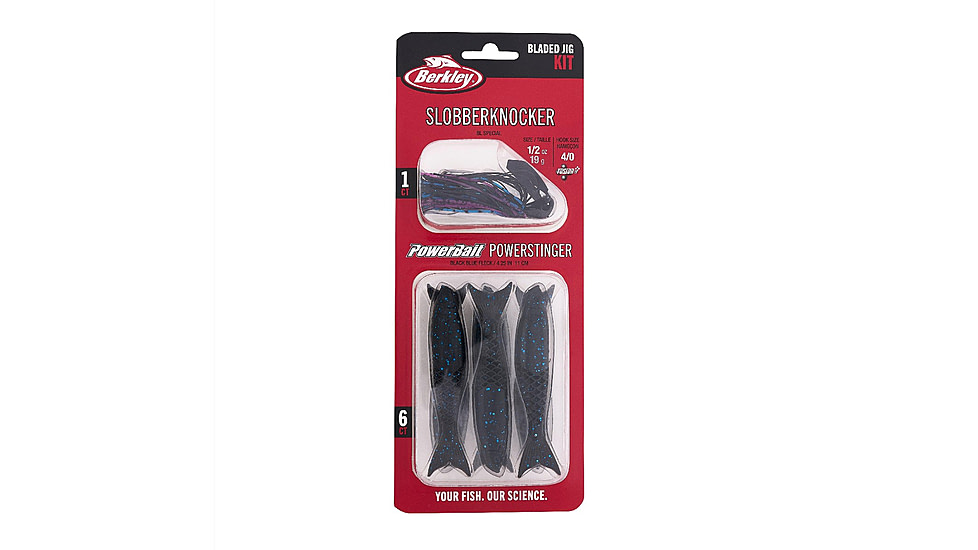 Berkley Slobberknocker And PowerStinger Kit, 1/2oz, 7 Pack, BL Special, 1596057