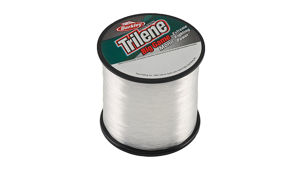 Berkley Trilene Big Game 1/4 lb Spool, 60 lb, 235 Yards, Clear, Clear, 0.030 in/0.76 mm, 1134363