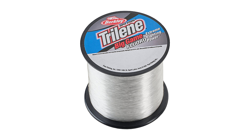 Berkley Trilene Big Game Fluorocarbon Line, 10lb, Clear, 0.012 in/0.30 mm, 1606127