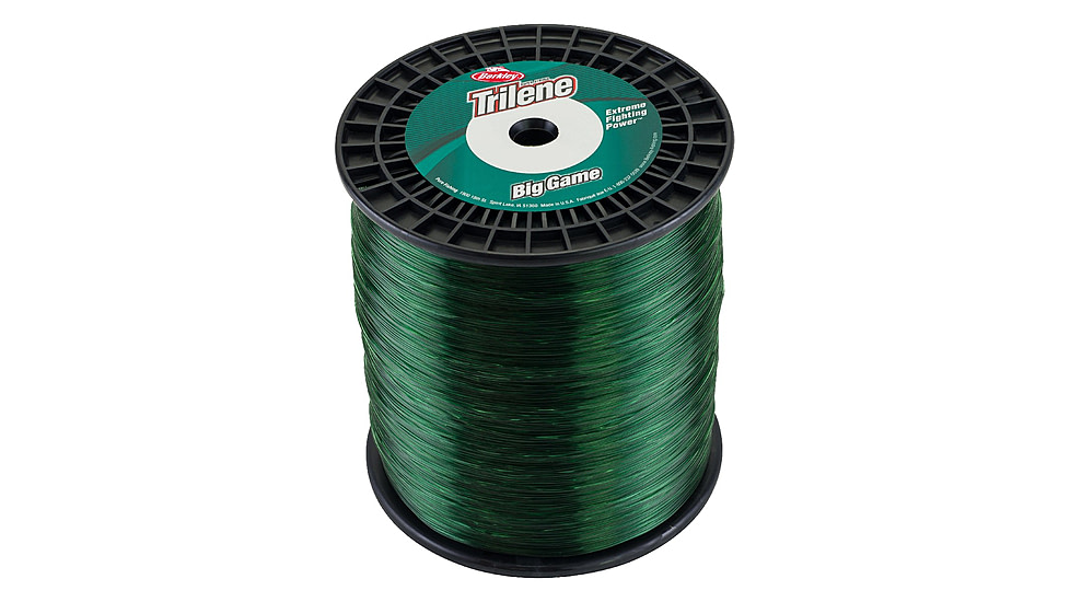 Berkley Trilene Big Game Monofilament, 15lb 10800yd, Green, 0.015 in/0.38 mm, 1002977