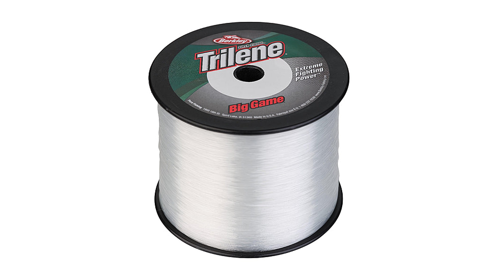 Berkley Trilene Big Game Monofilament Bulk Spool, 80lb 700yd, Clear, 0.035 in/0.88 mm, 1002960