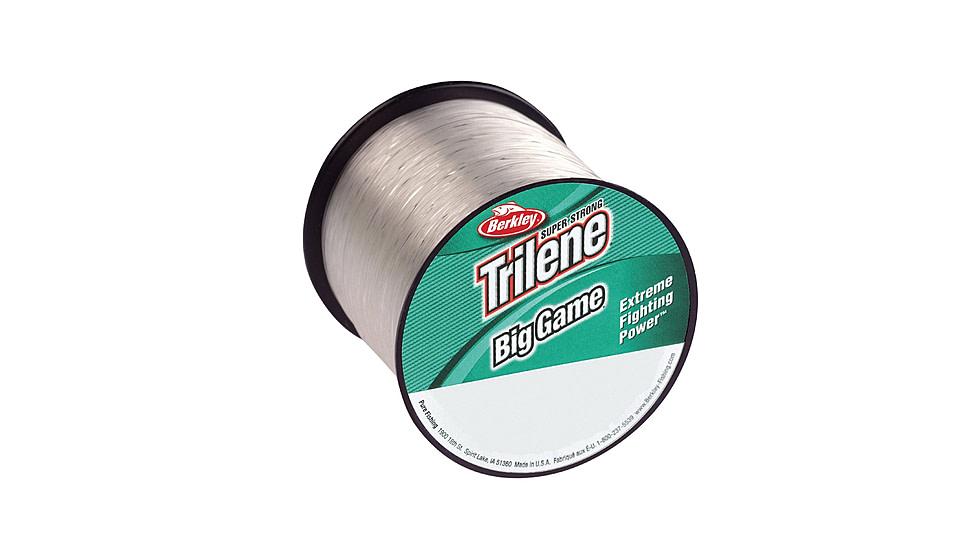 Berkley Trilene Big Game Monofilament Quarter Pound Spool, 40 lb 370 yd, Clear, 0.024 in/0.60 mm, 1068352
