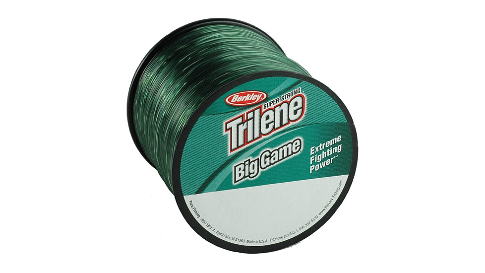 Berkley Trilene Big Game Monofilament Quarter Pound Spool, 40 lb 370 yd, Green, 0.024 in/0.60 mm, 1068360