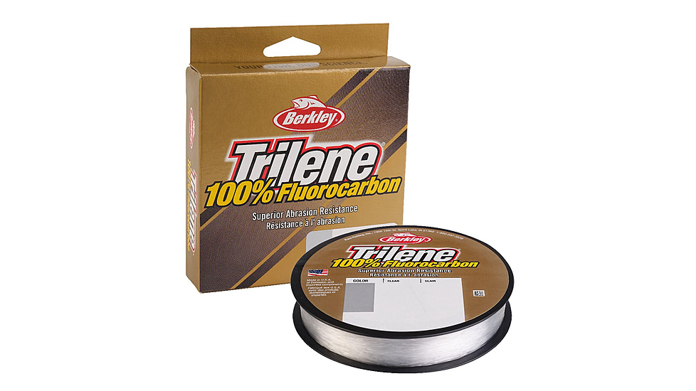 Berkley Trilene Fluorocarbon Professional Grade Filler Spool Line, 15 lb, 200 Yards, Clear, 1562623