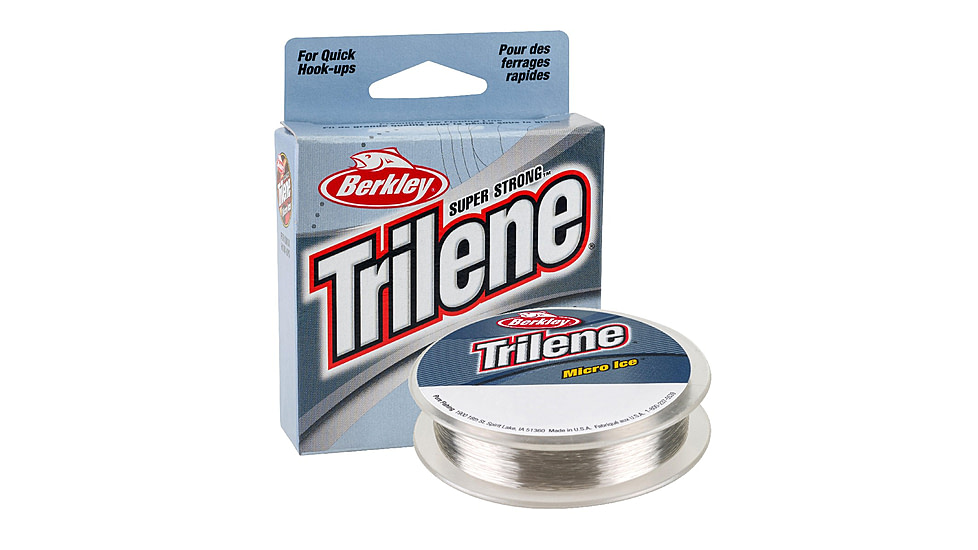 Berkley Trilene Micro Ice Filler Spool 4Lb 110yd, Clear Steel, 0.008 in/0.20 mm, 1004411