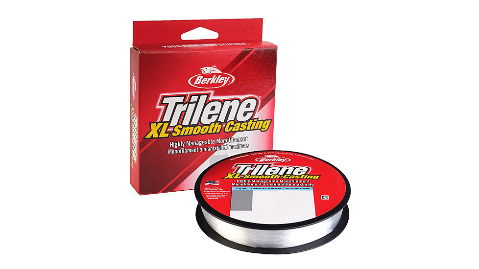 Berkley Trilene XL Mono Filler Spool 6lb 330yd, Fluorescent Clear/Blue, 0.009 in/0.22 mm, 1562102