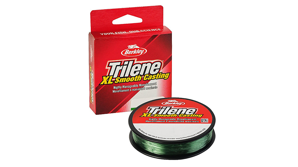 Berkley Trilene XL Mono Line 10lb 110yd Pony Spool, Low-Vis Green, 0.011 in/0.27 mm, 1563543