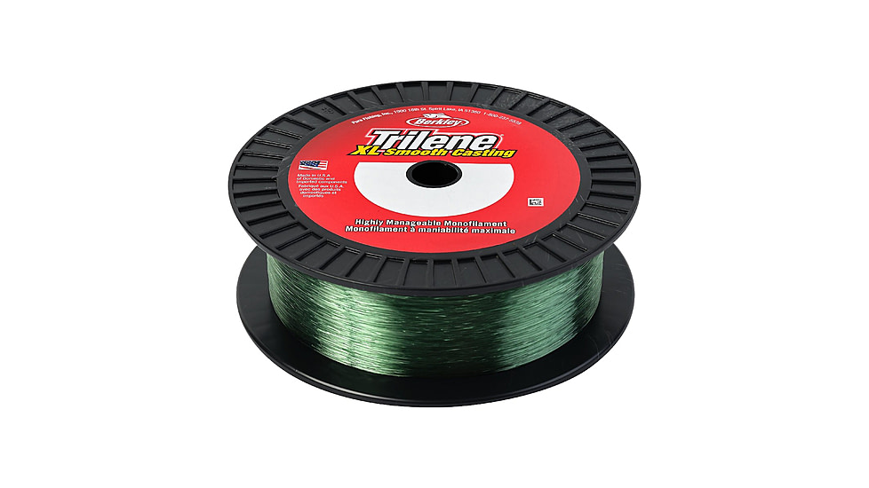 Berkley Trilene XL Mono Line 6lb 1000yd Economy Spool, Low-Vis Green, 0.009 in/0.22 mm, 1563546