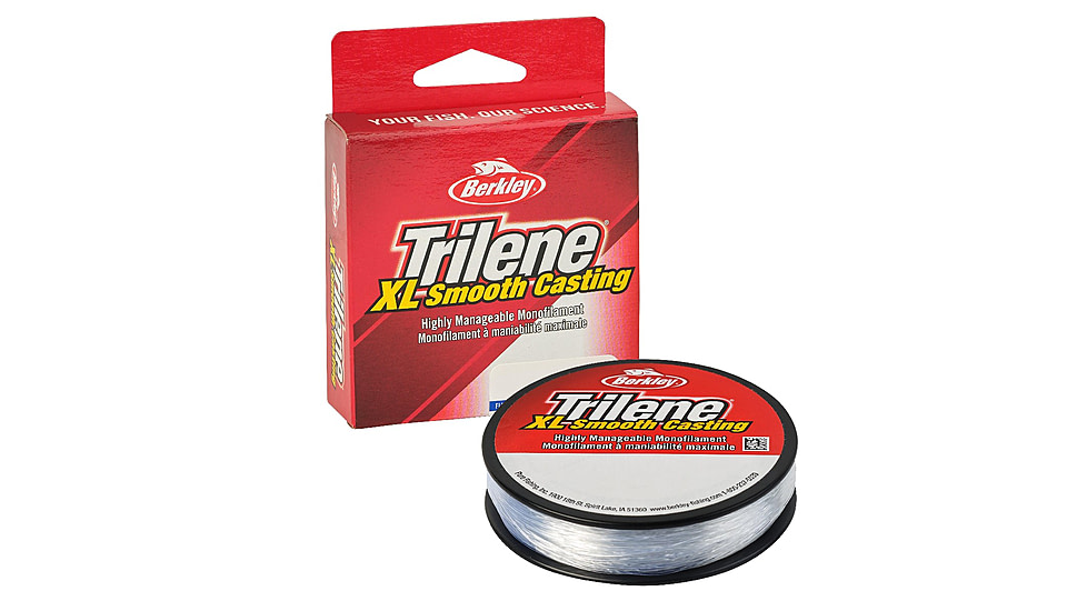 Berkley Trilene XL Mono Line 8lb 110yd Pony Spool, Fluorescent Clear/Blue, 0.010 in/0.25 mm, 1563531