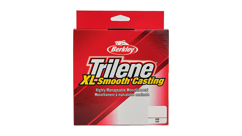 Berkley Trilene XL Monofilament Line, 0.008in/0.20mm, 4lb/1.8kg, 1000yd/914m, Clear, 0.008 in/0.20 mm, 1563510