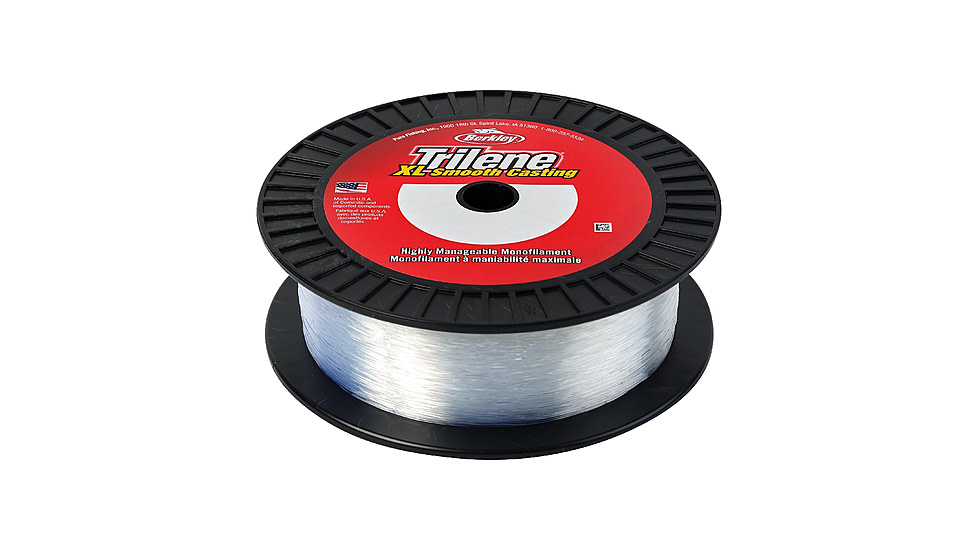 Berkley Trilene XL Monofilament Line, 0.016in/0.40mm, 20lb/9kg, 1000yd/914m, Fluorescent Clear/Blue, 0.016 in/0.40 mm, 1563539
