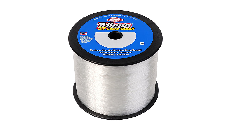 Berkley Trilene XT Monofilament Line, 0.008in/0.20mm, 4lb/1.8kg, 3000yd/2743m, Clear, 0.008 in/0.20 mm, 1563568