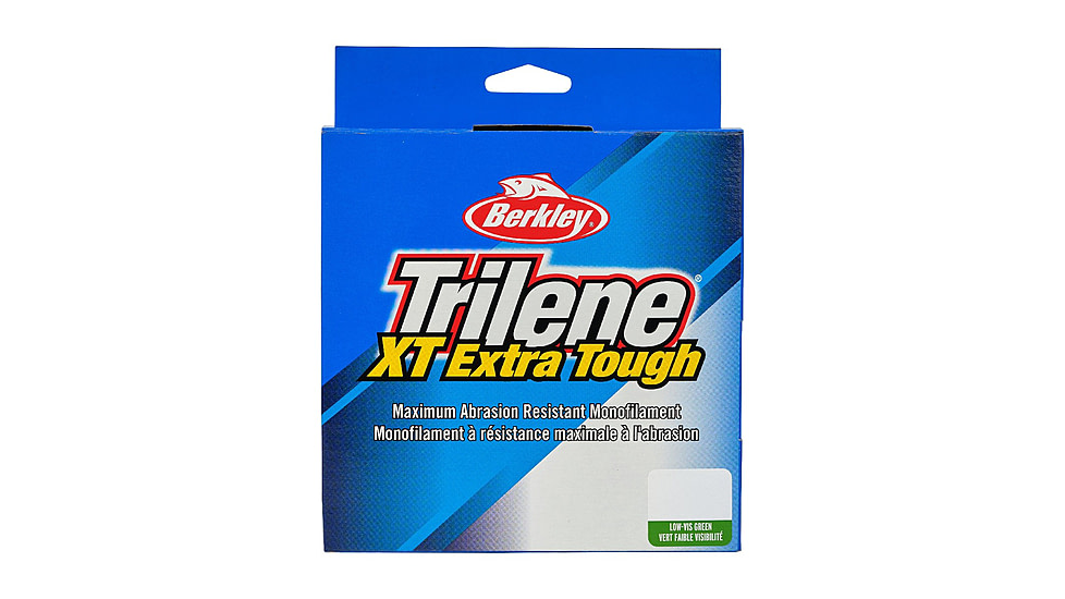 Berkley Trilene XT Monofilament Line, 0.010in/0.25mm, 6lb/2.7kg, 1000yd/914m, Low-Vis Green, 0.010 in/0.25 mm, 1563580