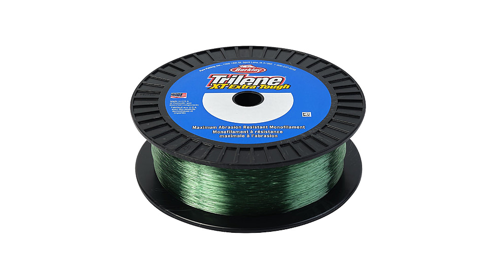 Berkley Trilene XT Monofilament Line, 0.016in/0.40mm, 14lb/6.3kg, 1000yd/914m, Low-Vis Green, 0.016 in/0.40 mm, 1563584