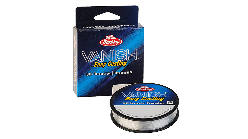 Berkley Vanish Pony Spool, 110 Yards Clear, 8 lbs, Clear, 0.010 in/0.25 mm, 1564087