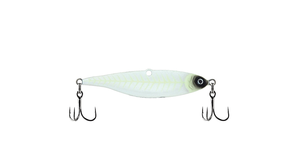 Berkley Vibrato Saltwater Hard Bait, Metal Jig, Ghostescent, 21, 1548017