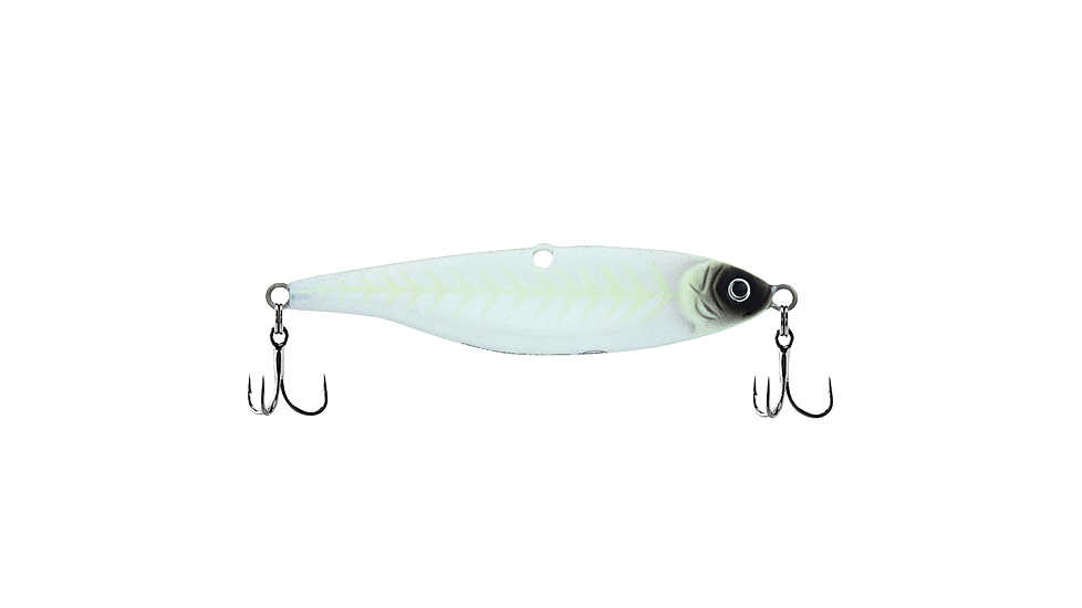 Berkley Vibrato Saltwater Hard Bait, Metal Jig, Ghostescent, 28, 1548025