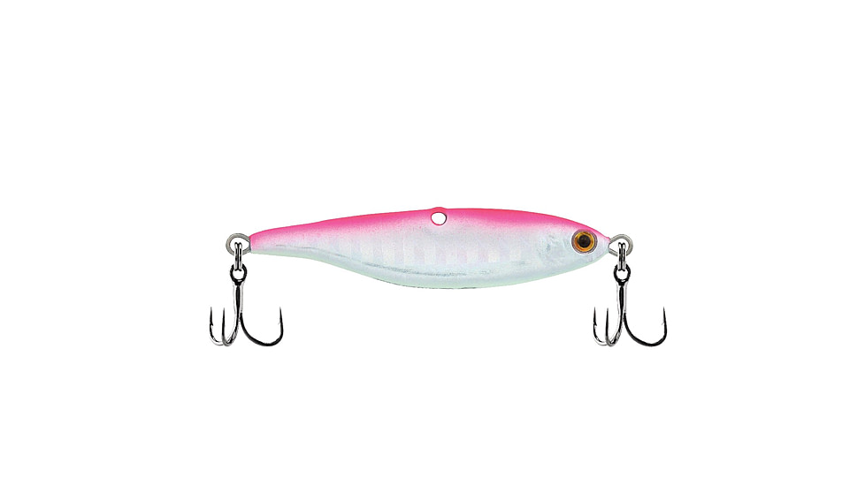 Berkley Vibrato Saltwater Hard Bait, Metal Jig, Pinkescent, 10, 1548006