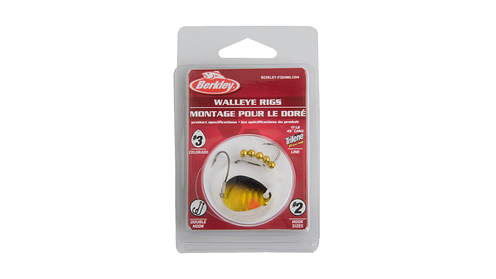 Berkley Walleye Rig - Colorado, Black Gold, 3, 1322983
