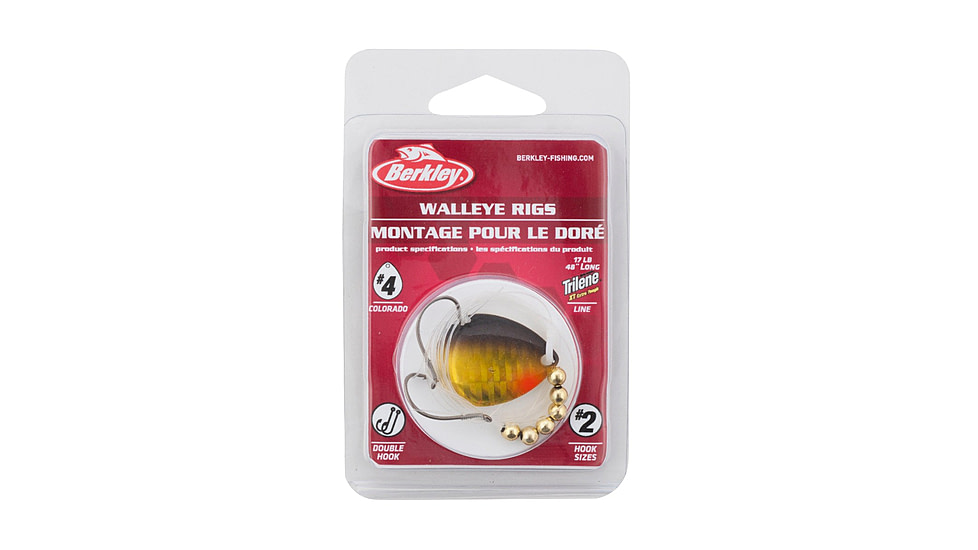 Berkley Walleye Rig - Colorado, Black Gold, 4, 1323005