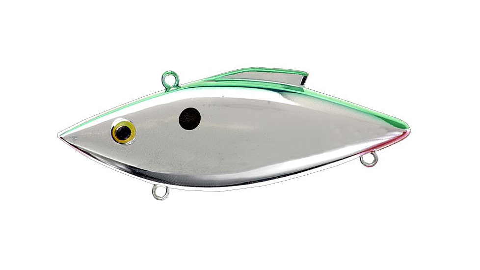 Bill Lewis Mini-Trap Hard Bait, Chrome Green Back, 1/4 oz, BLF-MT25G