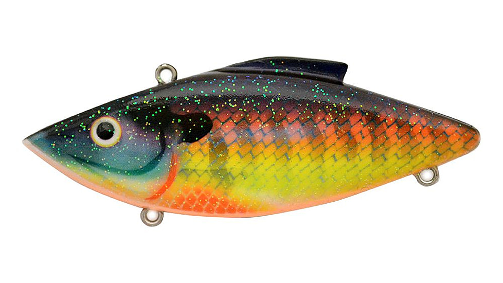 Bill Lewis Mini-Trap Hard Bait, Sunrise Perch, 1/4 oz, BLF-MT253