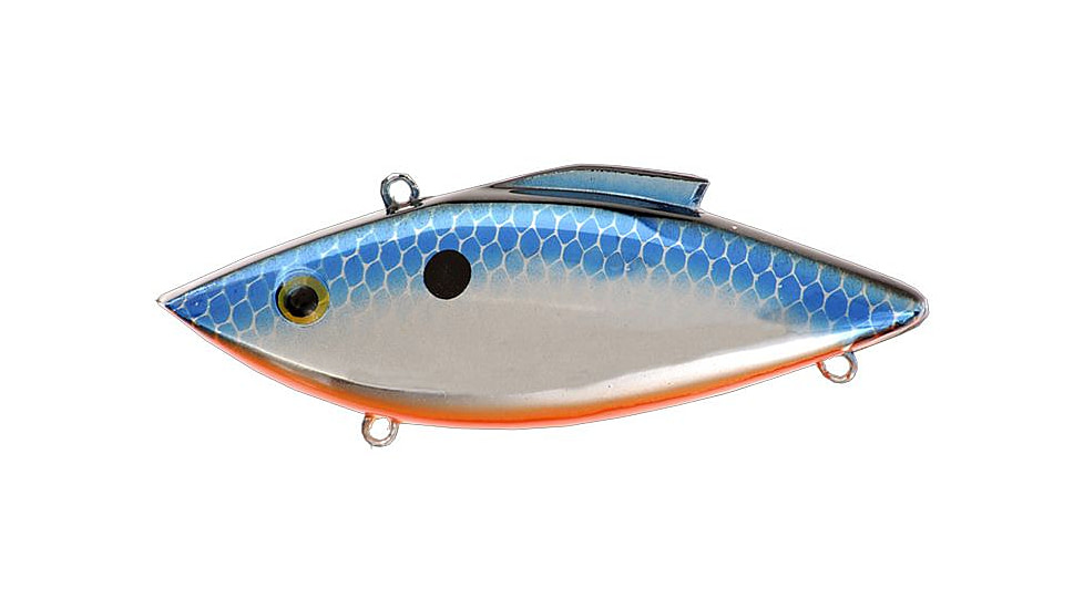 Bill Lewis Mini-Trap Hard Bait, Chrome Shad, 1/4 oz, BLF-MTSY1