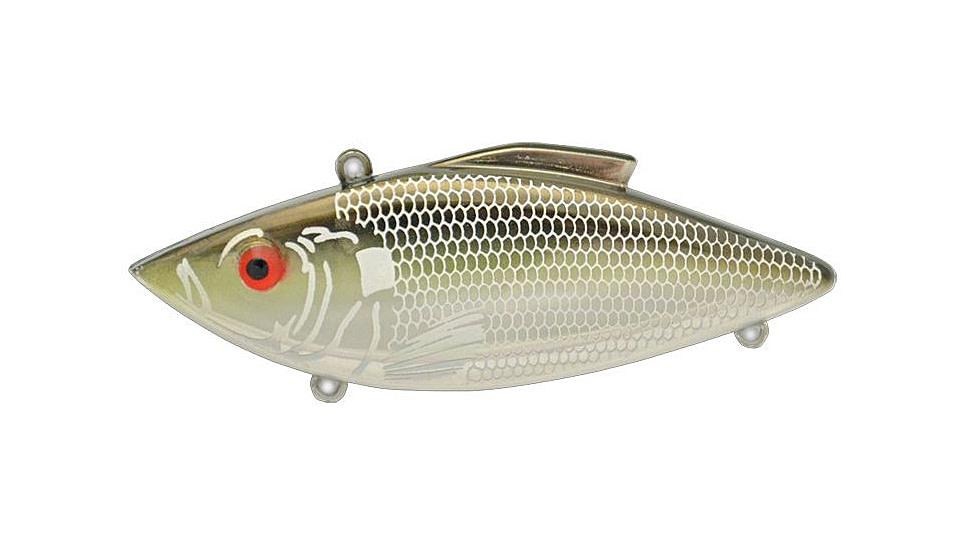 Bill Lewis Mini-Trap Hard Bait, Liv-N-Chrome, 1/4 oz, BLF-MT507