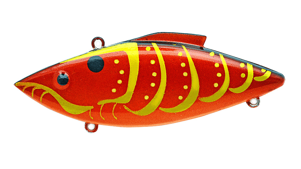 Bill Lewis Mini-Trap Hard Bait, Rayburn Red Craw, 1/4 oz, BLF-MT587