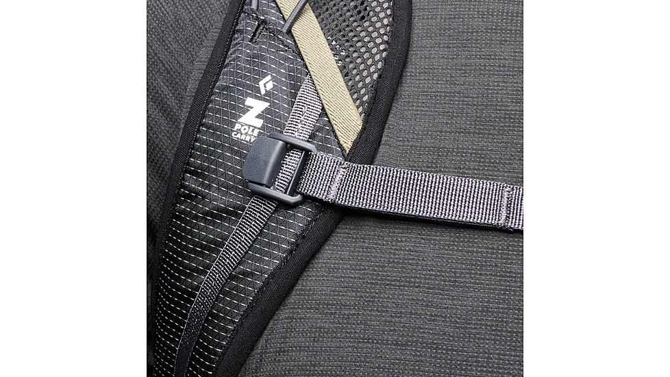 Black Diamond 28L Trail Vista Backpack, Black/Carbon, Medium/Large, BD6812659150M-L1