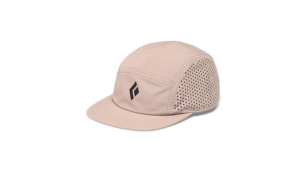 Black Diamond 5-Panel Synthetic Cap, Pale Mauve/Black Icon Logo, AP7230549681ALL1