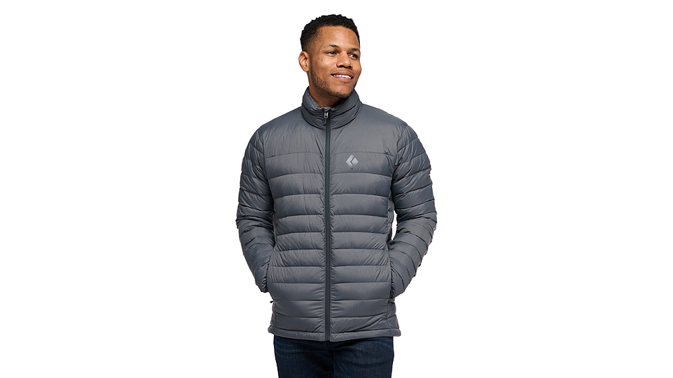 Black Diamond Access Down Jacket - Mens, Carbon, Large, AP7440950003LRG1