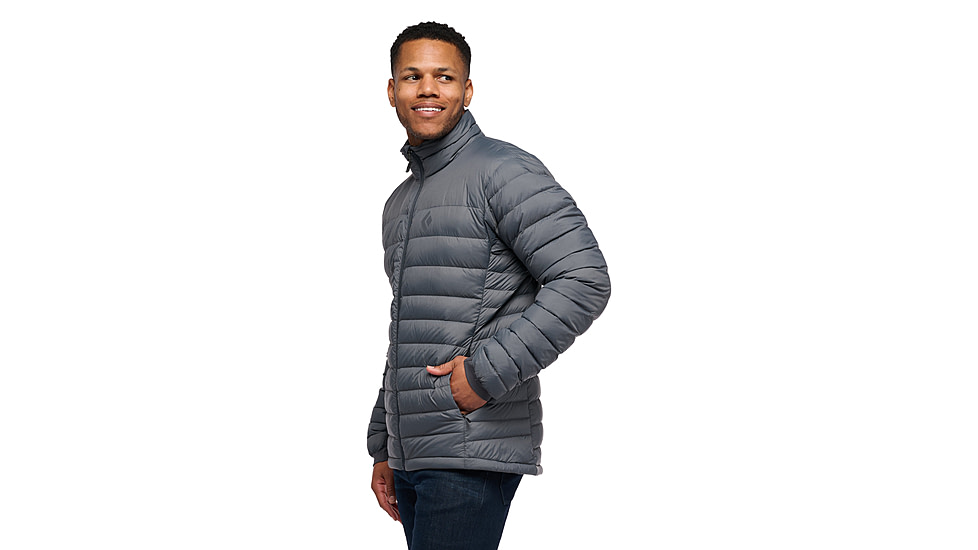 Black Diamond Access Down Jacket - Mens, Carbon, Large, AP7440950003LRG1