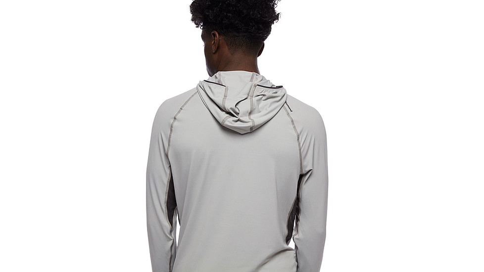 Black Diamond Alpenglow Pro Hoody - Mens, Pewter, Small, AP7520931016SML1