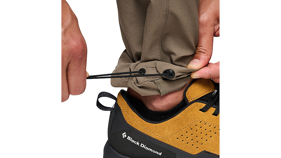 Black Diamond Alpine Hybrid Pants - Mens, Flax/Dark Curry, 32, AP74304396310321