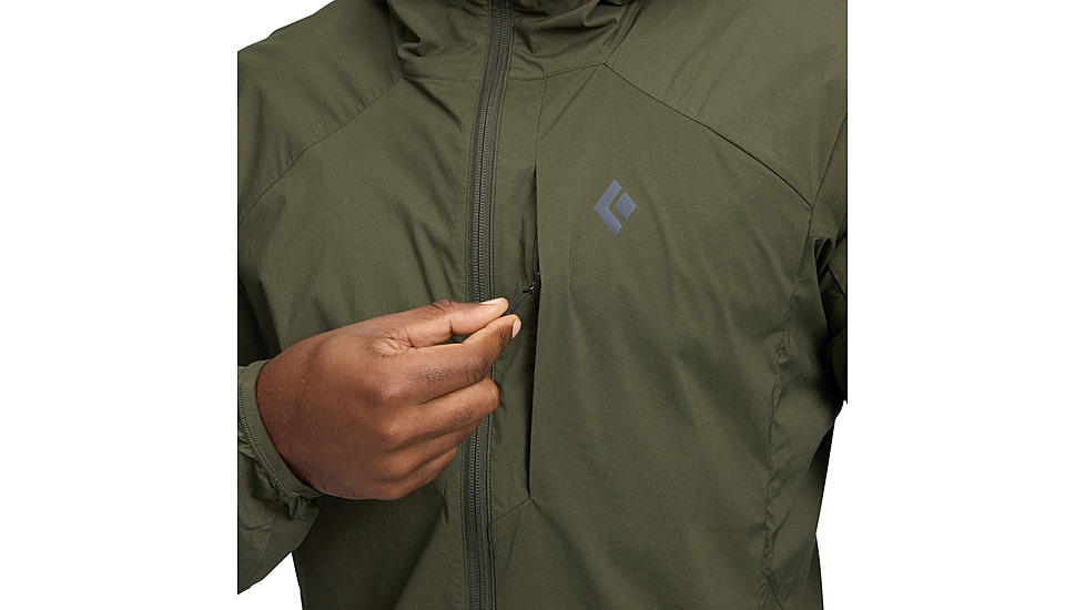 Black Diamond Alpine Start Hoody - Mens, Dark Moss, Extra Large, AP7420153004XLG1