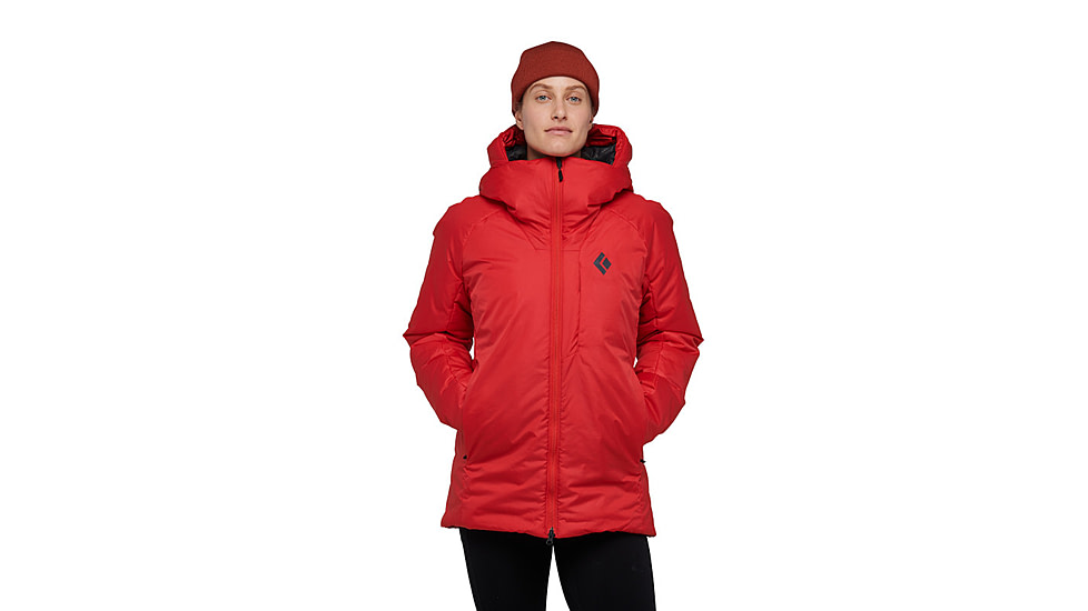 Black Diamond Belay Parka - Womens, Coral Red, Small, AP7440136050SML1