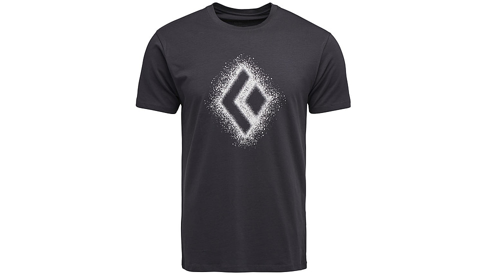 Black Diamond Chalked Up 2.0 Short Sleeve T-Shirt - Mens, Charcoal, Medium, AP7524070038MED1