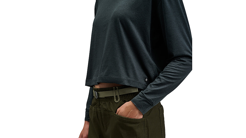 Black Diamond Circuit Long Sleeve Tee - Womens, Black, Medium, AP7520170002MED1